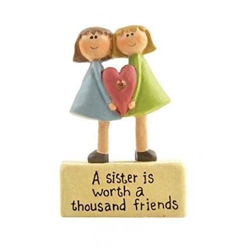 Heaven Sends Cute Keepsake Ornament A Sister is Worth a Thousand Friends