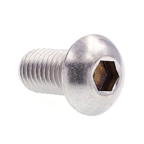 Prime-Line 9170332 Socket Cap Screws, Button Head, Hex (Allen) Drive, 1/2 in-13 X 1 in (5 Pack)