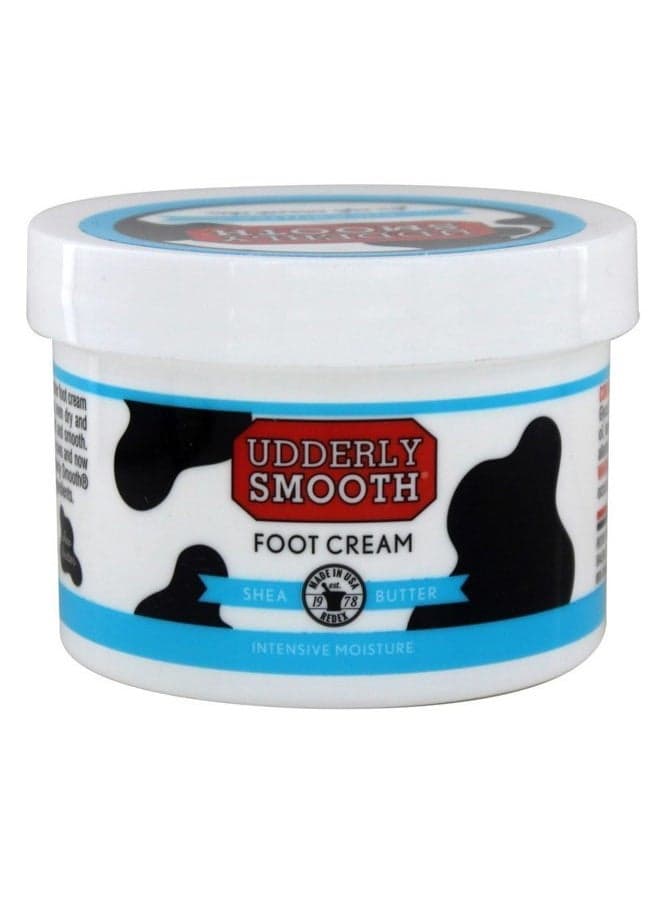 Foot Cream with Shea Butter, Lightly Scented, 8 Ounce Jar