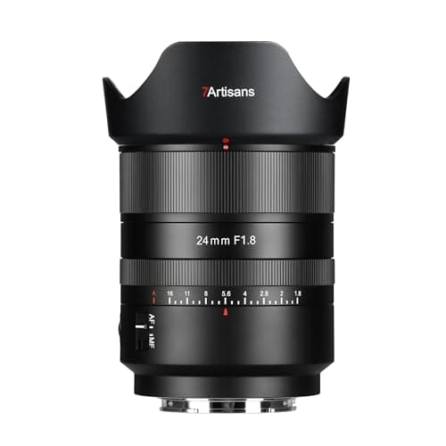 7artisans AutoFocus 24mm F18 Full Frame LensF18 Large ApertureSupport AutomaticManual Compatible for LeicaPanasonic S1DCS1S5DCS5 LUMIX S9 SeriesSigma L Serise Mirrorless Camera