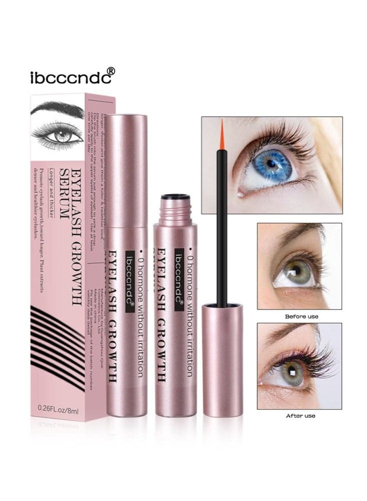 Eyelash Growth Serum, Promotes Longer-Looking Lashes Nourishing Conditioning Formula, 8ML