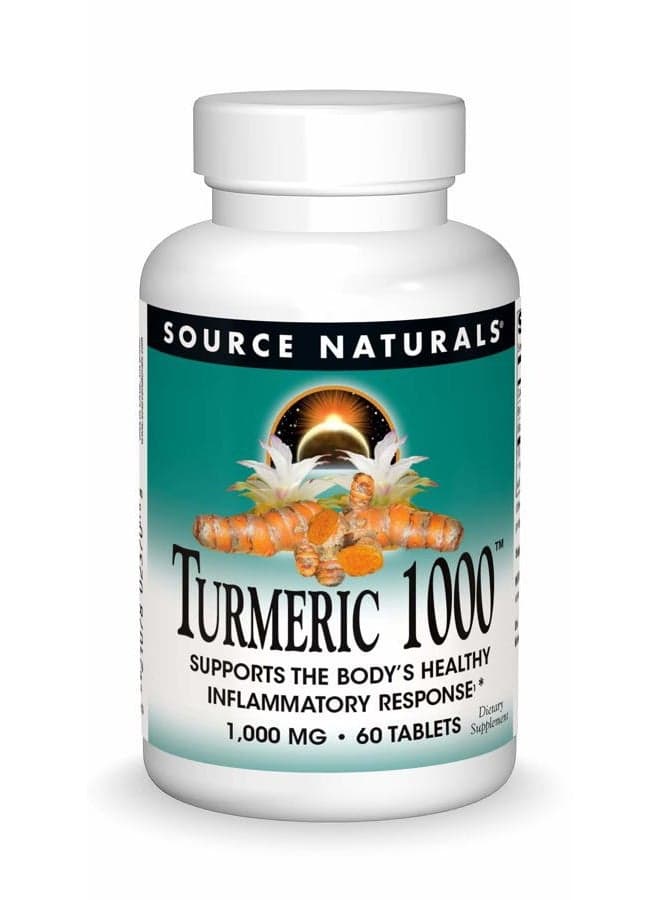Turmeric 1000, Supports The Body's Healthy Inflammatory Response*, 1,000mg - 60 Tablets
