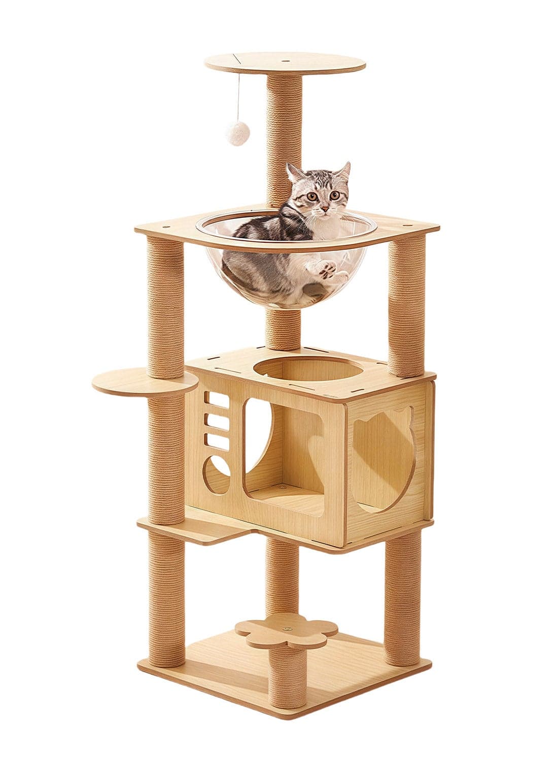 Cat Tree Cat Climbing Frame Cat Scratching Post Cat House Multiple Cats