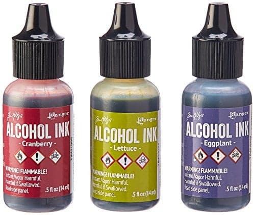 Ranger Tim Holtz Alcohol Ink 5oz 3Pkg Farmers MarketCranberryLettuceEggplnt 575 x 388 x 1
