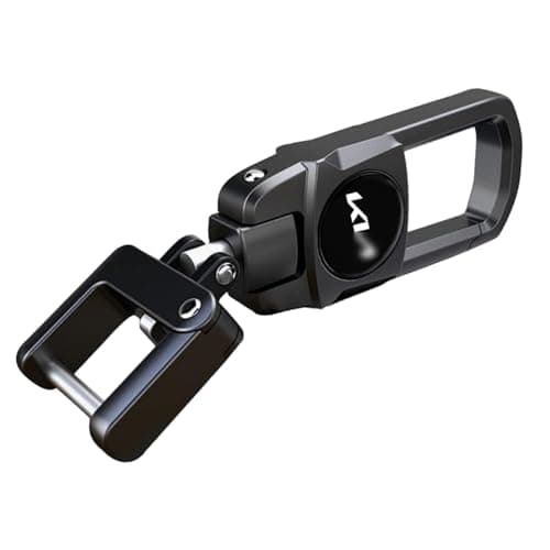 Greenworld Black Color Fob Key Heavy Duty Keychain Compatible With Seltos Sonet Carens Carnival (Only Keychain)