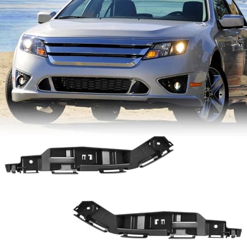 BXZ Front Bumper Cover Support Bracket Retainer Reinforcement Pair For Ford Fusion 2010 2011 2012