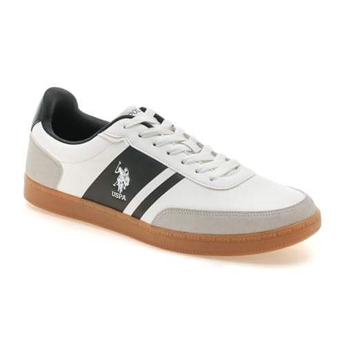 U.S. Polo ASSN. Mens Hilton Sneakers - (UK9) (US10) (2FD25048W01) White
