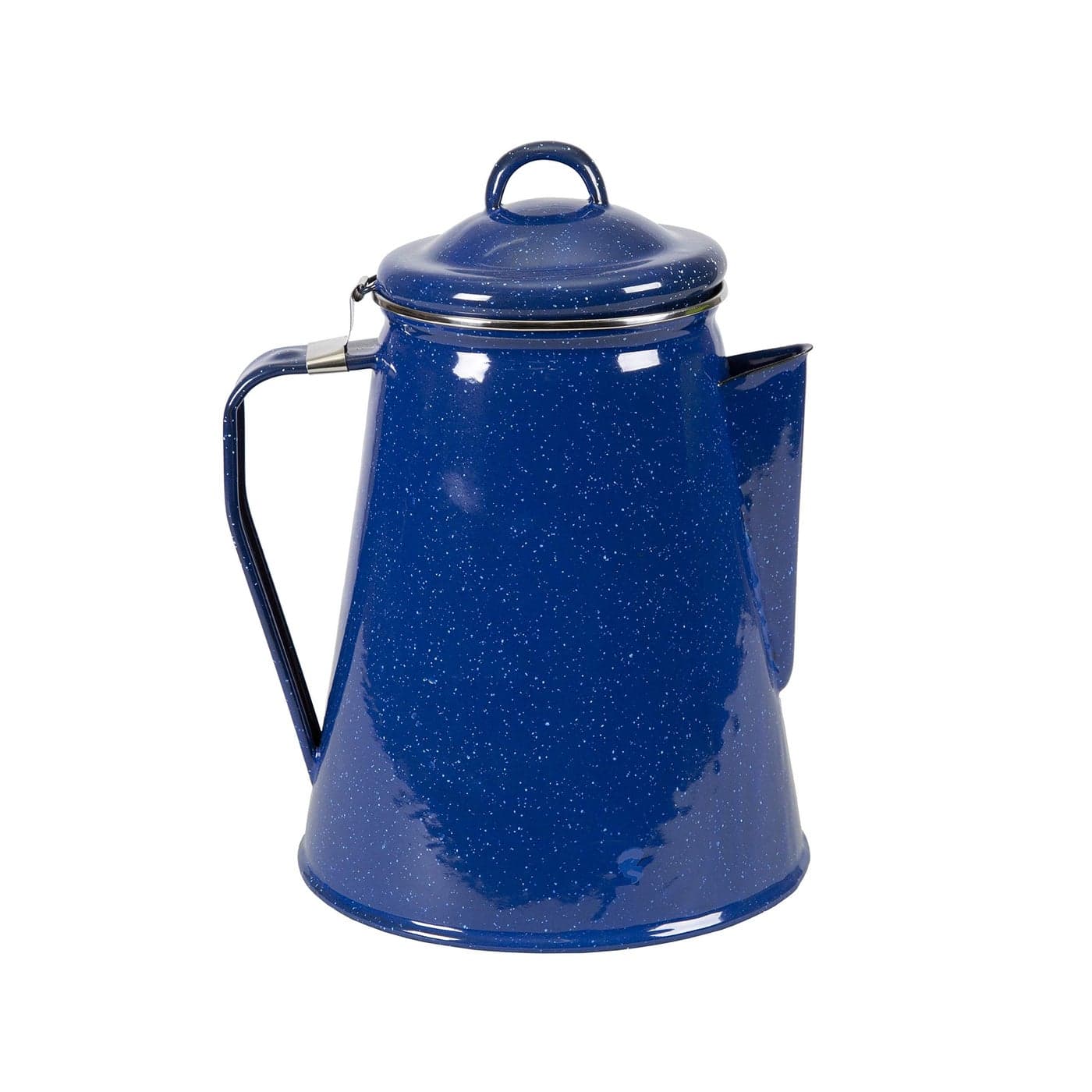 Stansport Enamel Percolator Coffee Pot 8 Cup Blue 10343