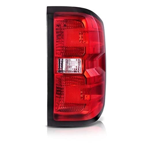 MOCW Right Tail Light Compatible with 2014-2018 Chevrolet Silverado 1500 2500 HD 3500HD, GMC Sierra 3500 HD Taillight Brake Lamps Halogen Bulb and Harness Included, Right Passenger Side
