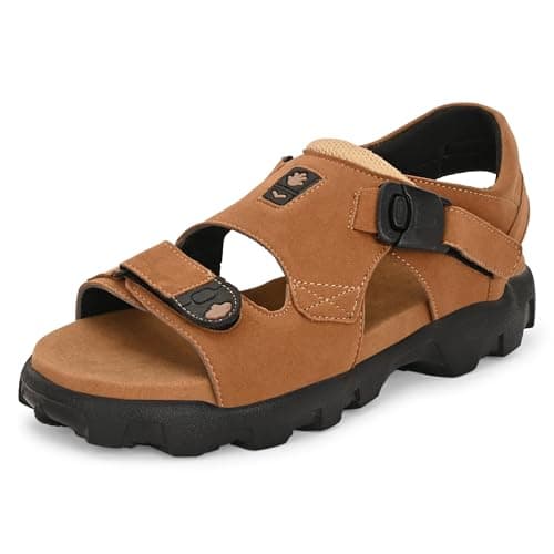 Centrino Sandal for Men | Grip Insole for Stability | Modern Look with Straps | Comfortable Footwear 9256-2