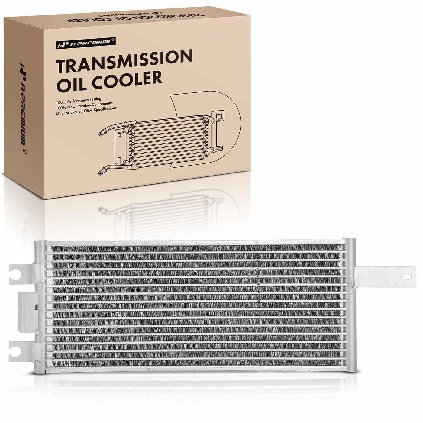 APremium Transmission Oil Cooler Compatible with Jeep Wrangler 20122017 Wrangler JK 2018 36L