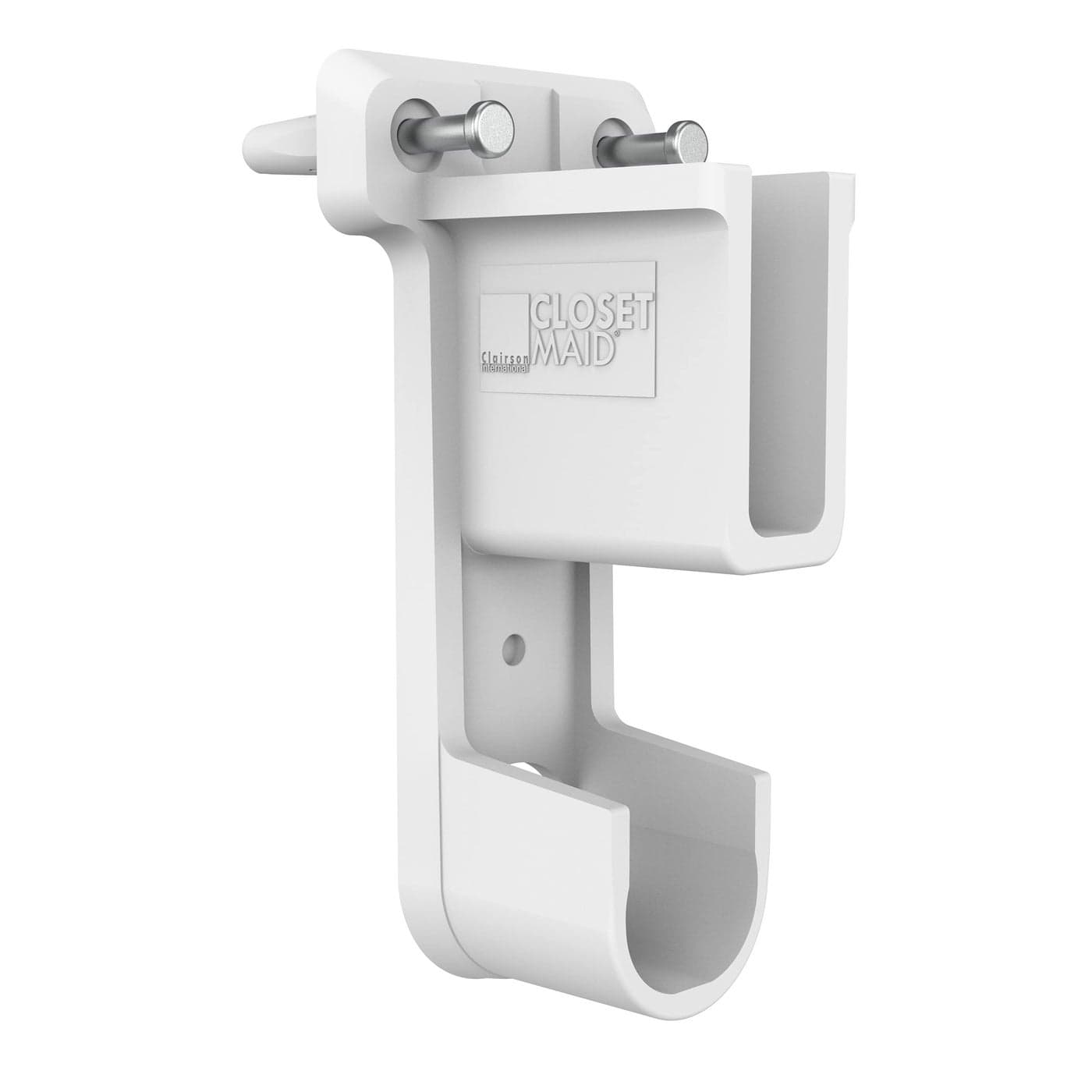 ClosetMaid 6609 SuperSlide Shelf and Hanging Bar Wall Bracket White