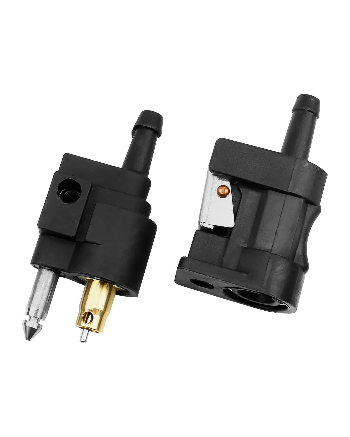 14 inches 6mm Barb Female Fuel Line Quick Connector and 14 inches 6mm Male Fuel Connector with Most Portable Fuel Tank for Yamaha Outboard Motor