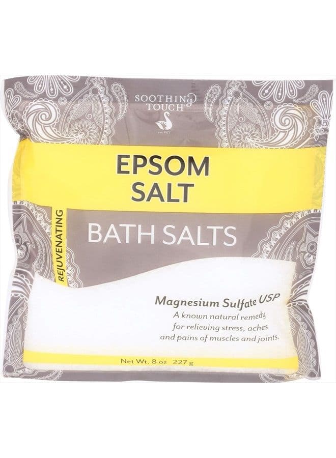 Epsom Salts Pouch, Unscented, 8 Ounce