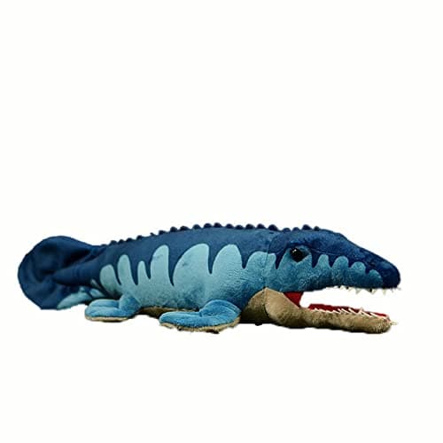 BABY FRANKIEZHOU Simulation Mosasaurus Plush Toy 17 Inch Cute Mosasaurus Stuffed Animal Soft Dinosaur Plush Toy Lifelike Decoration Boys Kids Gifts for All Ages