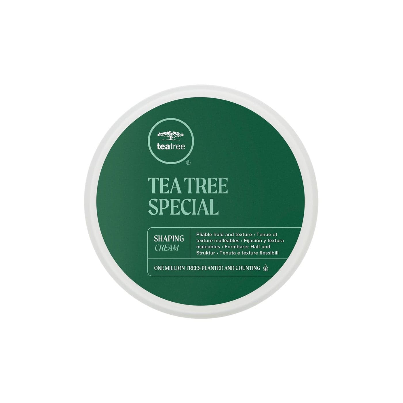 Tea Tree Shaping Cream Hair Styling Cream LongLasting Hold Matte Finish For All Hair Types 3 oz