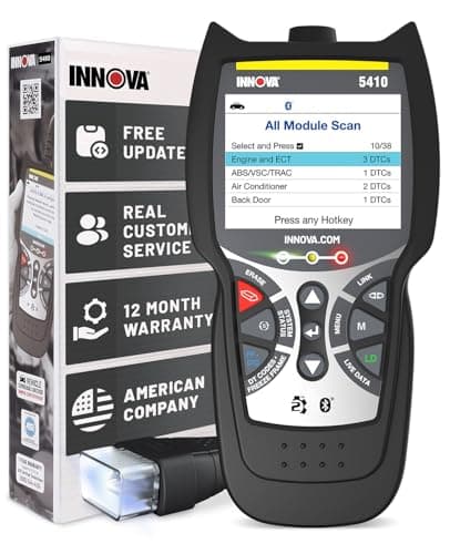 Innova 5410 AllSystem OBD2 Scanner Diagnostic Tool for Cars Trucks Automotive Scan Tools for Engine ABS SRS Transmission Bluetooth Compatible with Americas Top Car Repair App