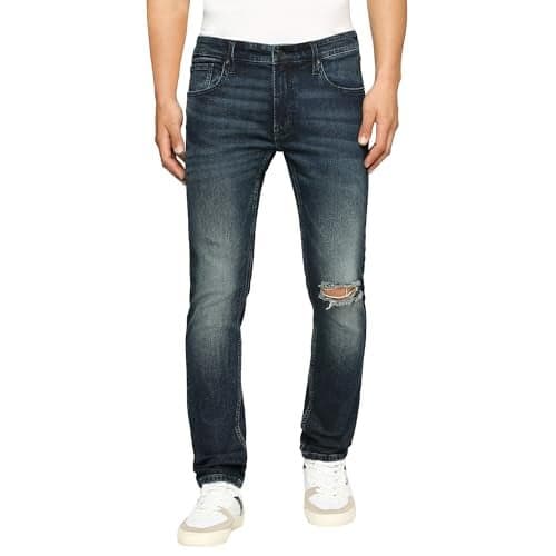 Pepe Jeans Men's Low Rise Tapered Fit Jeans