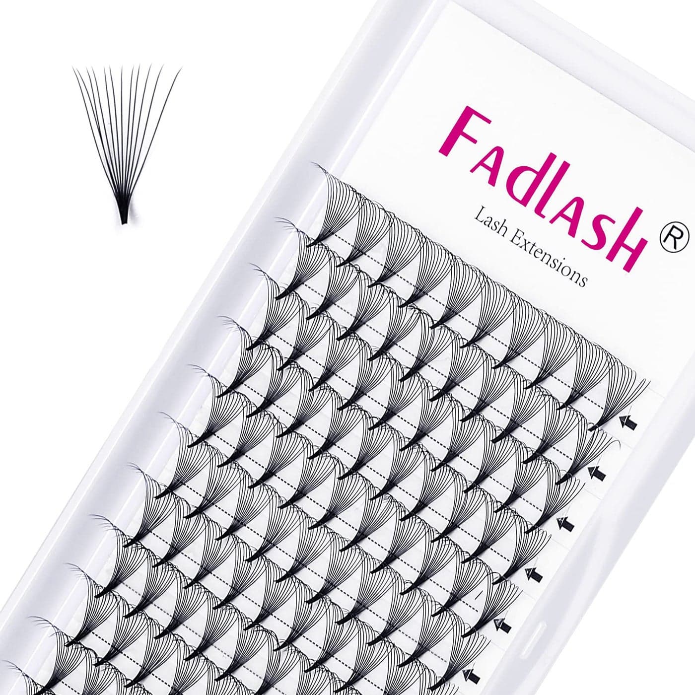 Lashes Extension Premade Volume 12D 007 D Curl 13mm Eyelash Extensions Premade Fans Lashes Pro Ponit Middle Stem Volume Lash Extensions 12D007D 13mm