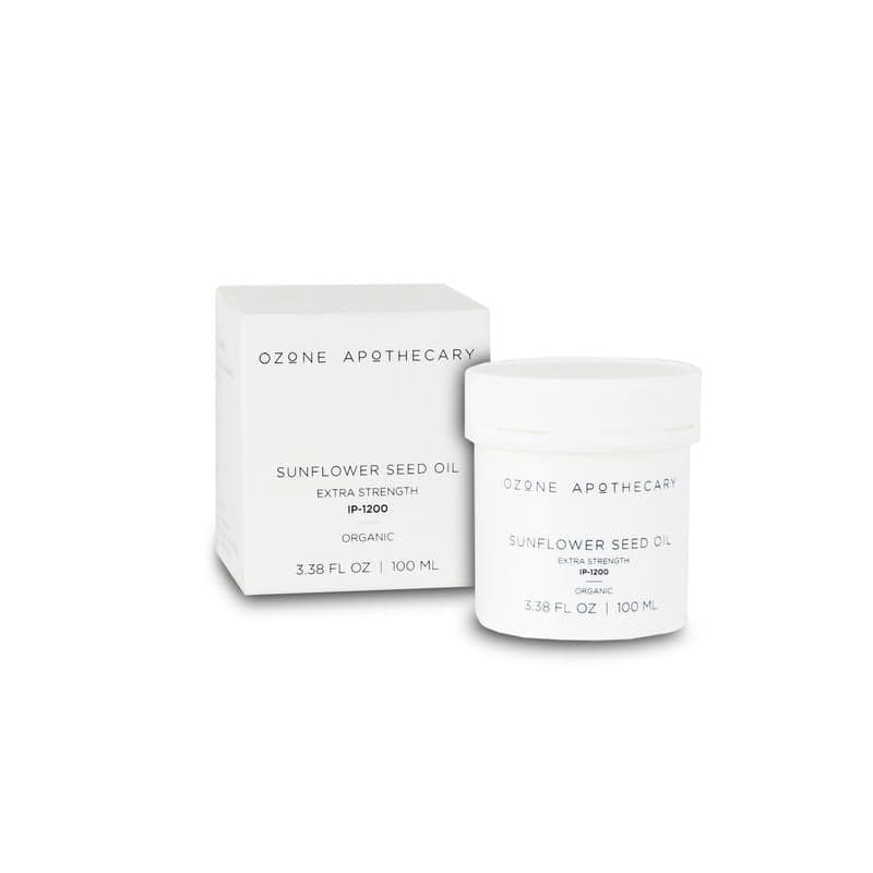 Ozone Apothecary Ozonated Sunflower Oil Organic Ozone Infused Natural Skin Care Moisturizing and Cleansing for People and Pets