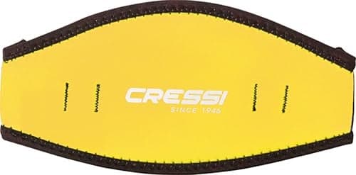 Cressi Neoprene Mask Strap Cover, Yellow