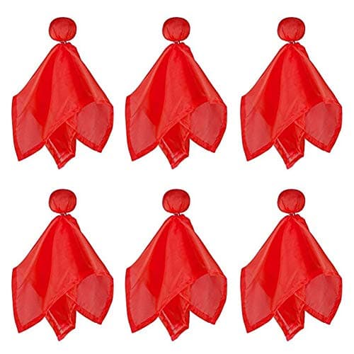 6 Pieces Football Referee Flag Tossing Flags Football Penalty Flag Footballs Challenge Flags for Party Accessory Red