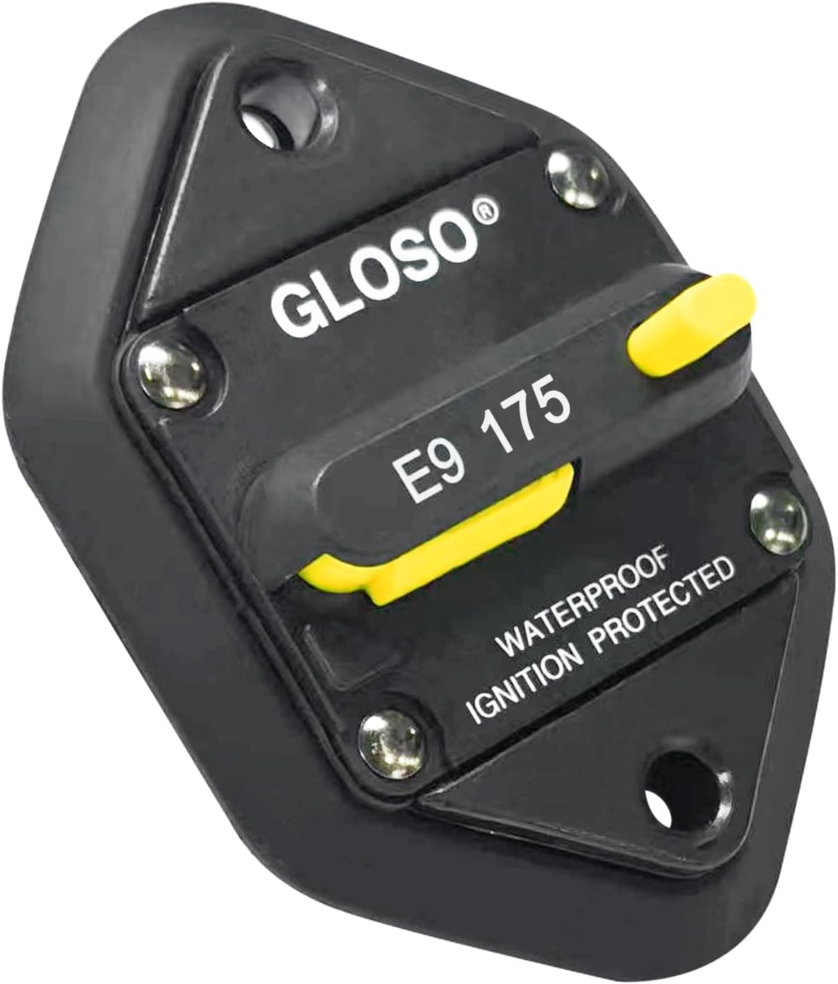 GLOSO E96 Panel Mount Waterproof IP67 Marine Auto Truck Hi-Amp Circuit Breaker (175A)