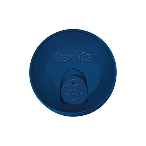 Tervis Travel Lid Made in USA Double Walled Insulated Tumbler Travel Cup Keeps Drinks Cold & Hot, Fits 16oz Tumblers, Navy