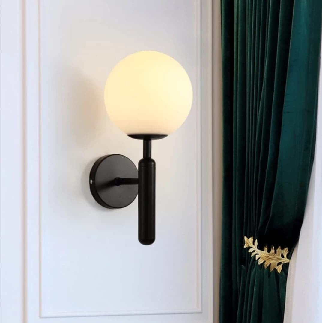 Avior Metal Modern Design Wall Light/Wall Lamp for Bedroom, Living Room & Drawing Room (Black..)