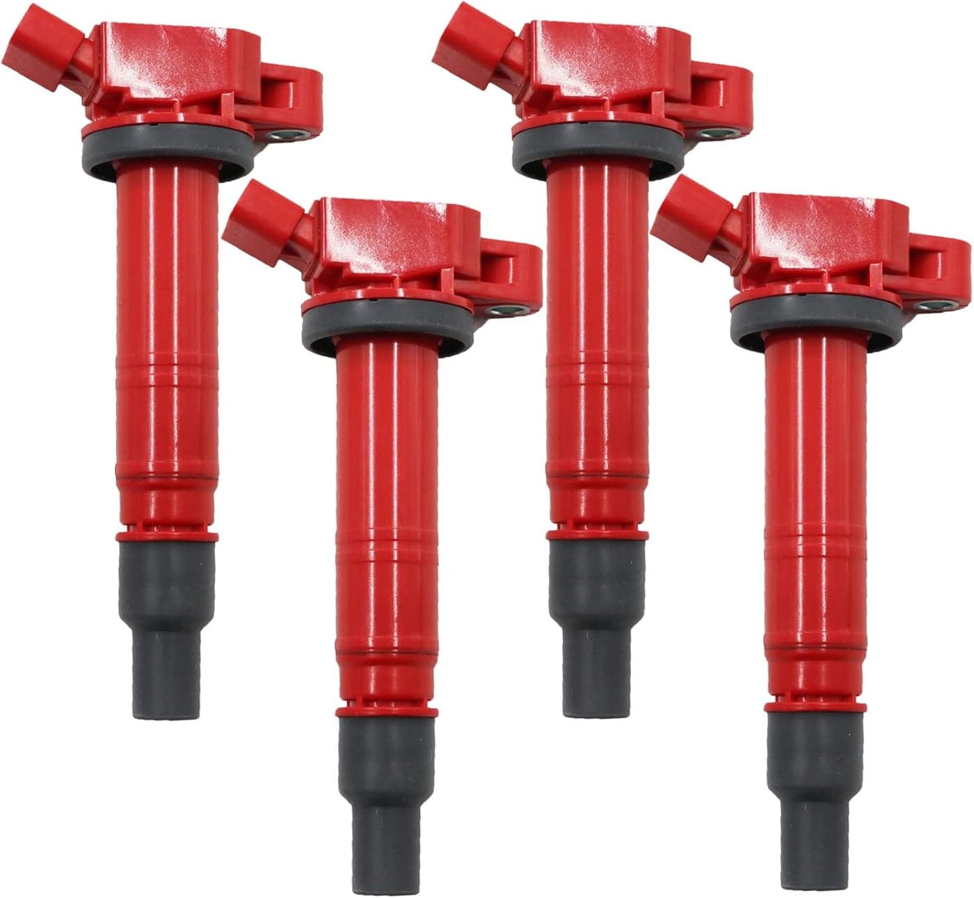 HLZ PRODUCT High Energy Red Performance Ignition Coil UF495 Set of 4