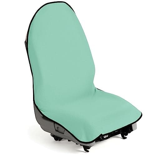 lebogner Waterproof Seat Cover, Sweating Towel for Post Gym Workout, Running, Swimming, Beach and Hiking, Universal Fit Anti-Slip Seat Protector for Cars, SUVs and Trucks, Machine Washable, Mint Green