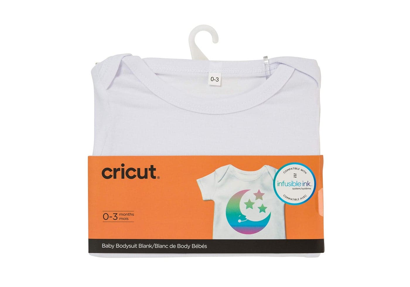Cricut Baby Bodysuit Blank, 6-9 Months