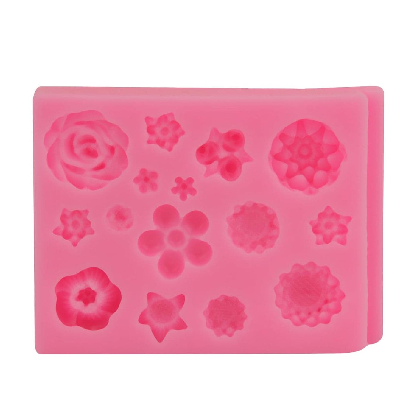Flour Butter Chocolate Silicone Fondant Mould Fondant Moulds for Cake Decoration Silicon Mold for Craft Fondant for Cake Decorating Fondant Silicone Mould Flower