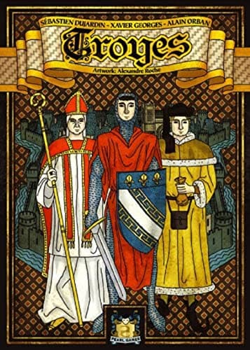 Pearl Games Troyes Board Game - Experience The Richness of Medieval France in This Acclaimed Strategy Game! Family Game for Kids and Adults, Ages 14+, 2-4 Players, 90 Minute Playtime, Made
