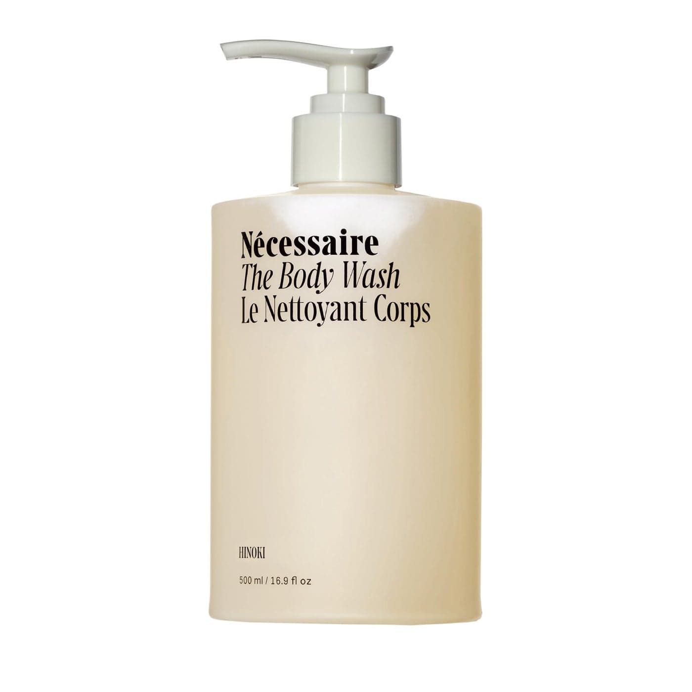 Ncessaire The Body Wash Hinoki Natural Body Wash for Women Men Softening Shower Gel with Gentle Exfoliating Acids AHABHAPHA Gel Cleanse169 fl oz