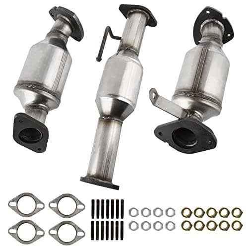 Catalytic Converter 3.6L Fit for 2008-2017 Buick Enclave, 2009-2017 Chevy Traverse, 2007-2017 GMC Acadia, 2007-2010 Saturn Outlook (3PCS)