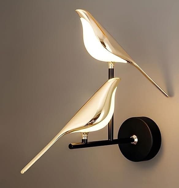 Carsten Cars- 101(Y57)/2 Double Bird Led Wall Light for Living Room, Modern Style Led Wall Lamps for Bedroom, Led Wall Lights for Home Decoration, Led Wall Scone for resturant/Cafe (Double)