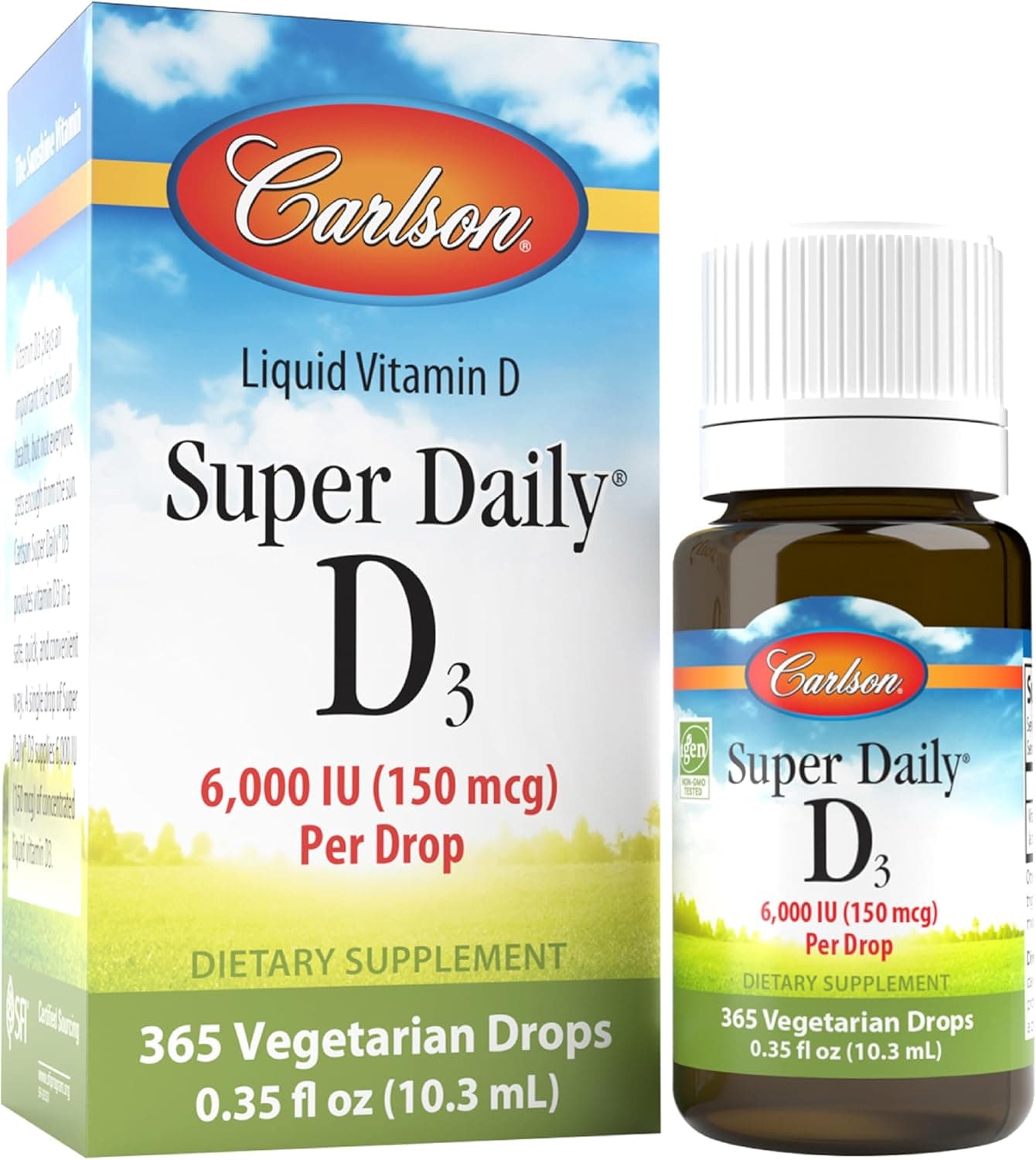 Super Daily D3 Vegetarian Drops for Adults