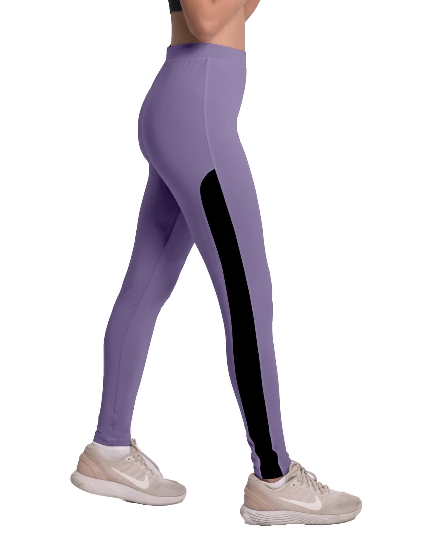 Mehrang Women's Stretch Fit Yoga Pants, Track Pants Stretchable Gym Legging Tights (4XL, Lavender), High Rise