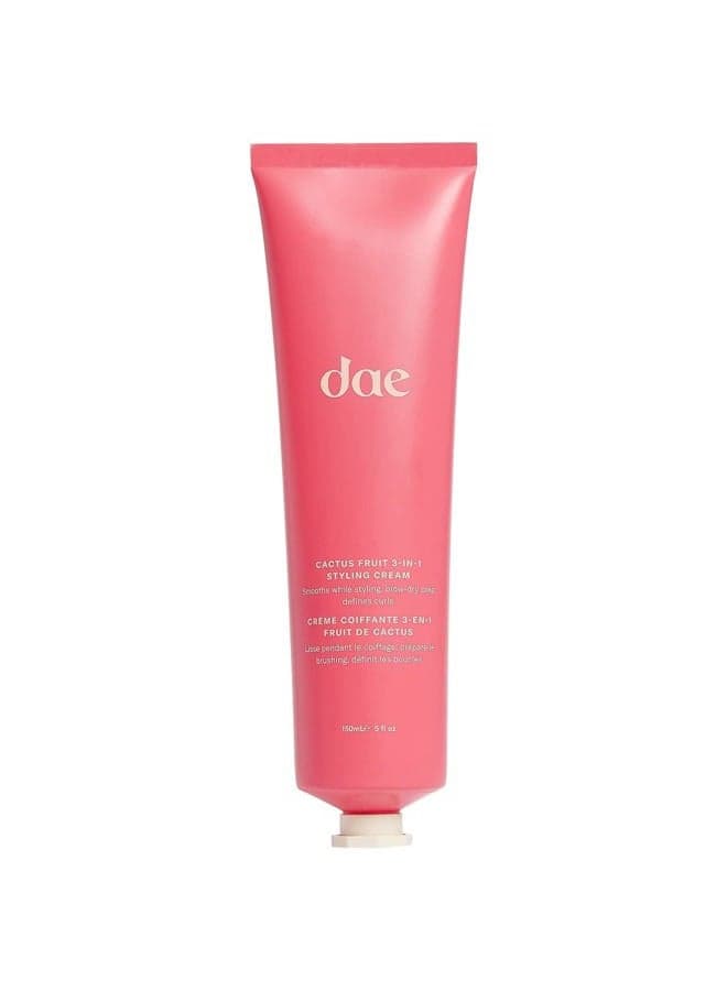 Cactus Fruit 3-In-1 Styling Cream - Smooth Styles, Prep Shiny Blowouts, Defines Curls (5 oz.)