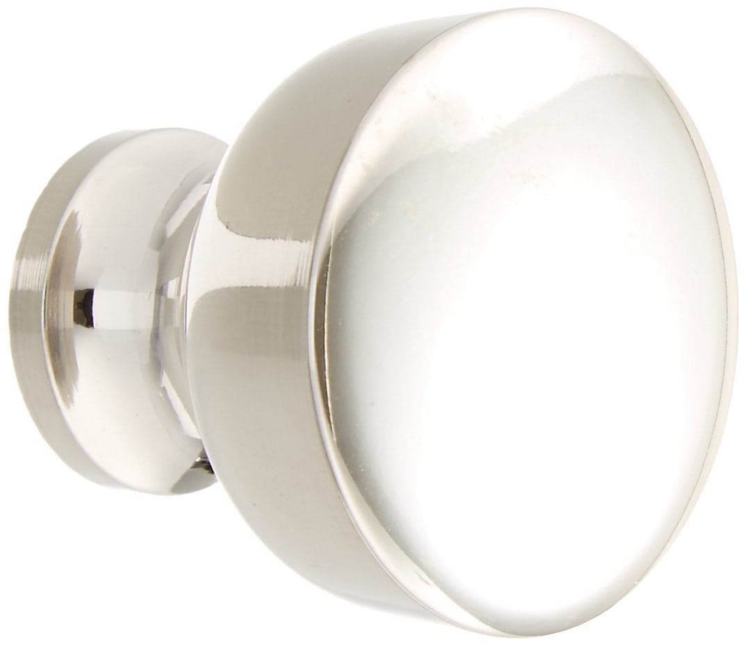Laurey MNG Hardware 85414 Precision Cabinet Hardware Knob, 1-1/4", Polished Nickel