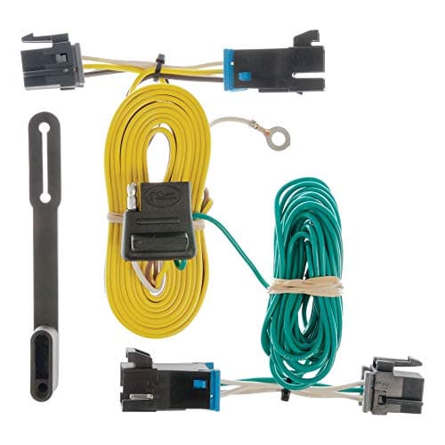 CURT 55540 Vehicle-Side Custom 4-Pin Trailer Wiring Harness, Fits Select Chevrolet Express, GMC Savana 1500, 2500, 3500, 4500