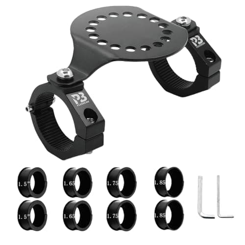 PLUSBEAM UTV Gas Can Mount Bracket Oil Can Water Holder Quick Release Mounting Bracket Compatible with Polaris RZR Pioneer Can Am Maverick X3 Commander Talon for 15 inch 2 inch Roll Bar