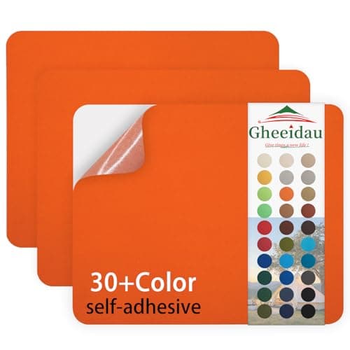 Gheeidau Canvas Repair Patch 911 Inch 3Pcs Waterproof SelfAdhesive Fabric Repair Patch for TentsBoat CoverPop Up CanopyPatioBagsCar SeatsSofasFurniture CoverFluro Orange