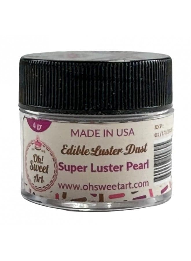 Edible Super Luster Pearl Dust 4 Grams Container Each Container By Oh! Sweet Art