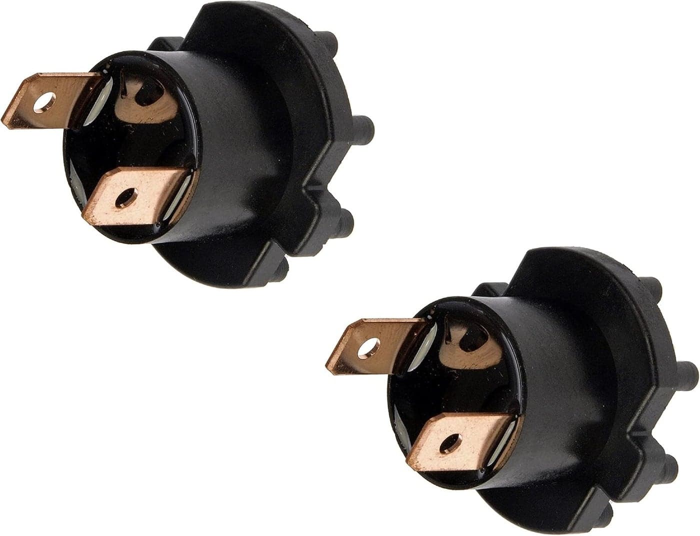 Muzzys Set of Two Low Beam Headlamp Lighting Sockets for H7 Bulb - Fits 2001-2010 Mazda 3, 5, Protege
