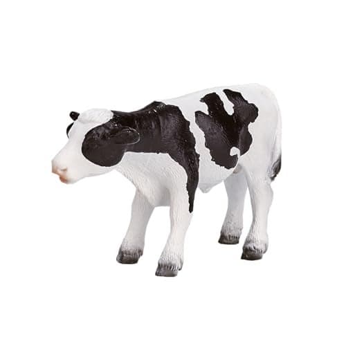 MOJO Holstein Calf Realistic Farm Animal Hand Painted Toy Figurine