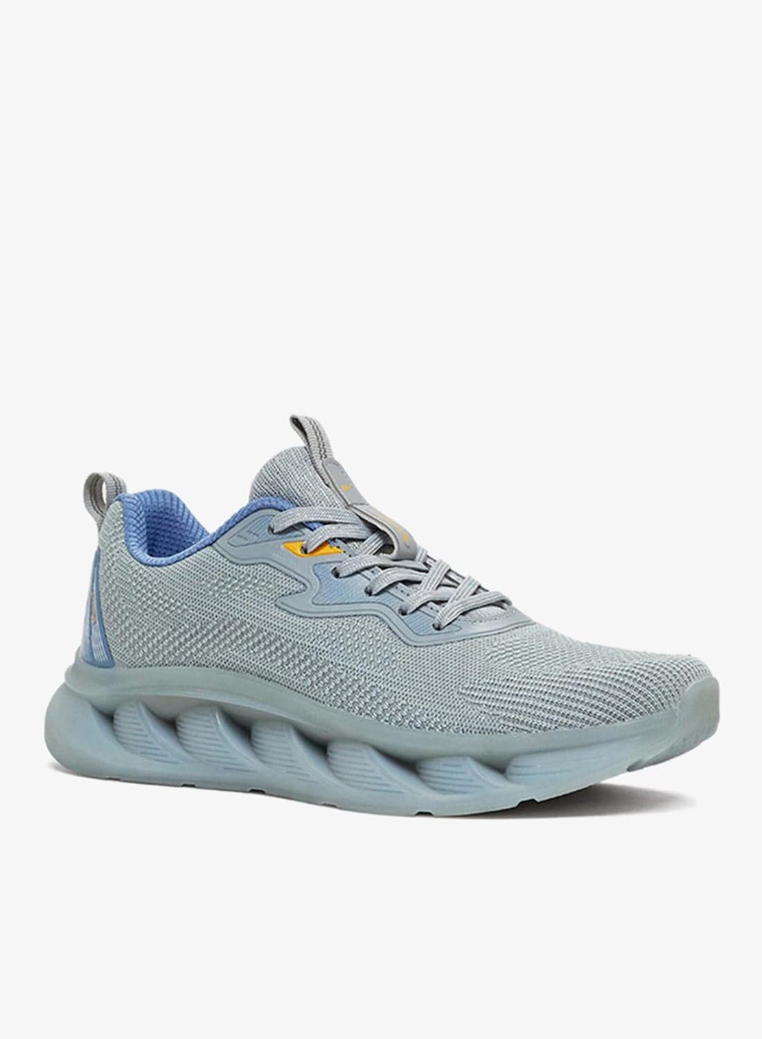 Men Plot Nitrofly Cushion Lace-Up Running Shoes-Grey