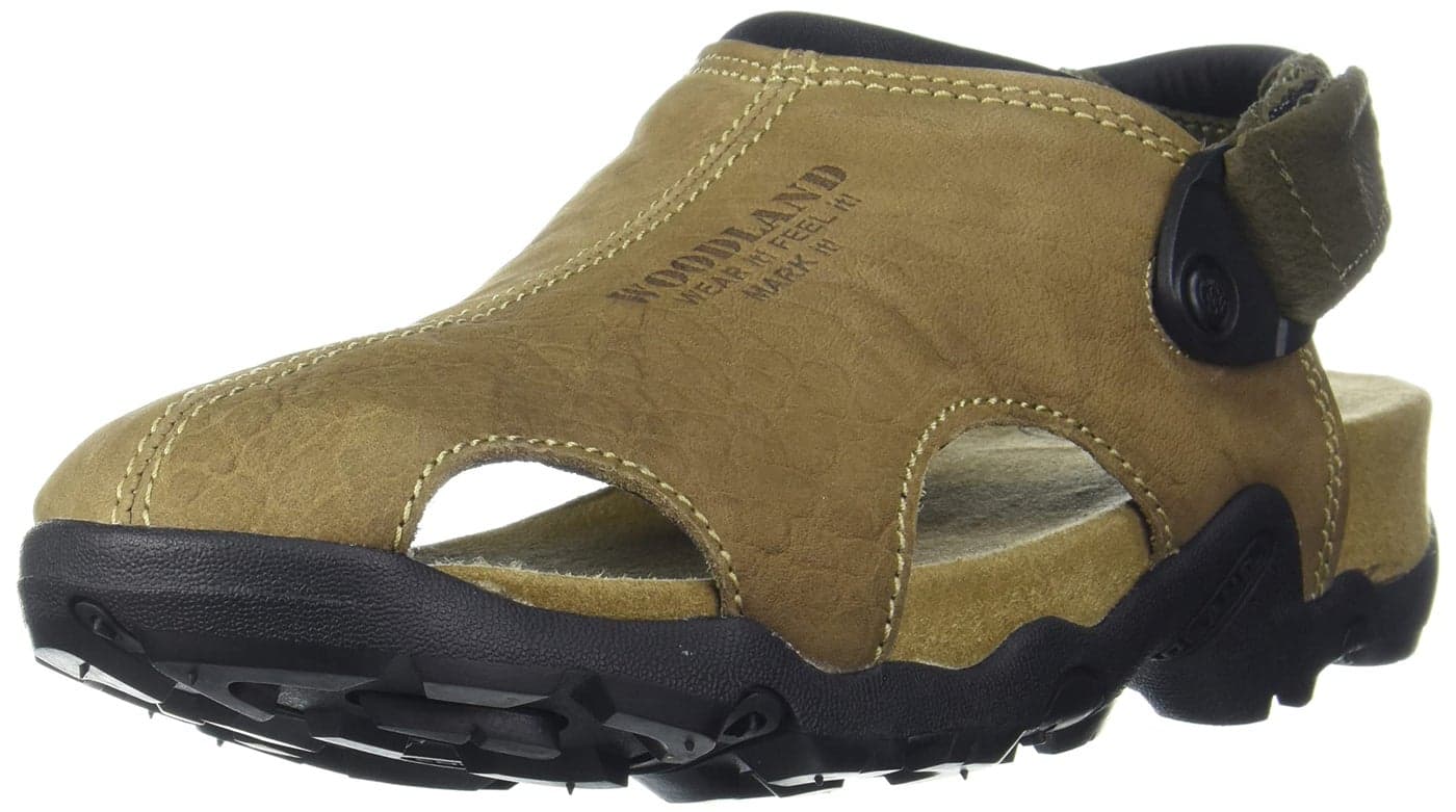 Woodland mens Gd 2926118 KHAKI Sandal - 7 UK (41 EU) (Gd 2926118)