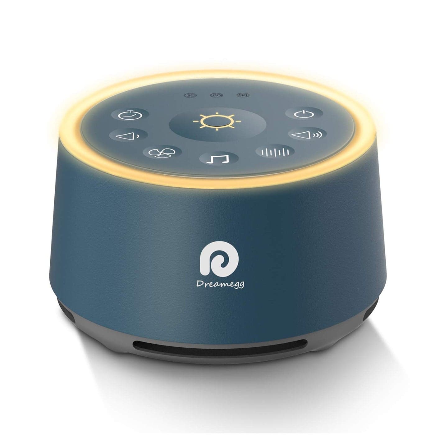Dreamegg D1 Sound Machine White Noise Machine with Baby Night Light for Sleeping High Fidelity Sounds Timer Memory Feature Sound Machine for Baby Adults Home Office Travel Navy Blue